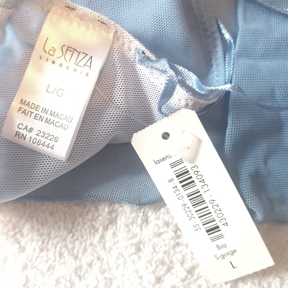Vintage La Senza sexy Sheer cami bra bikini lingerie set NEW - Picture 4 of 4